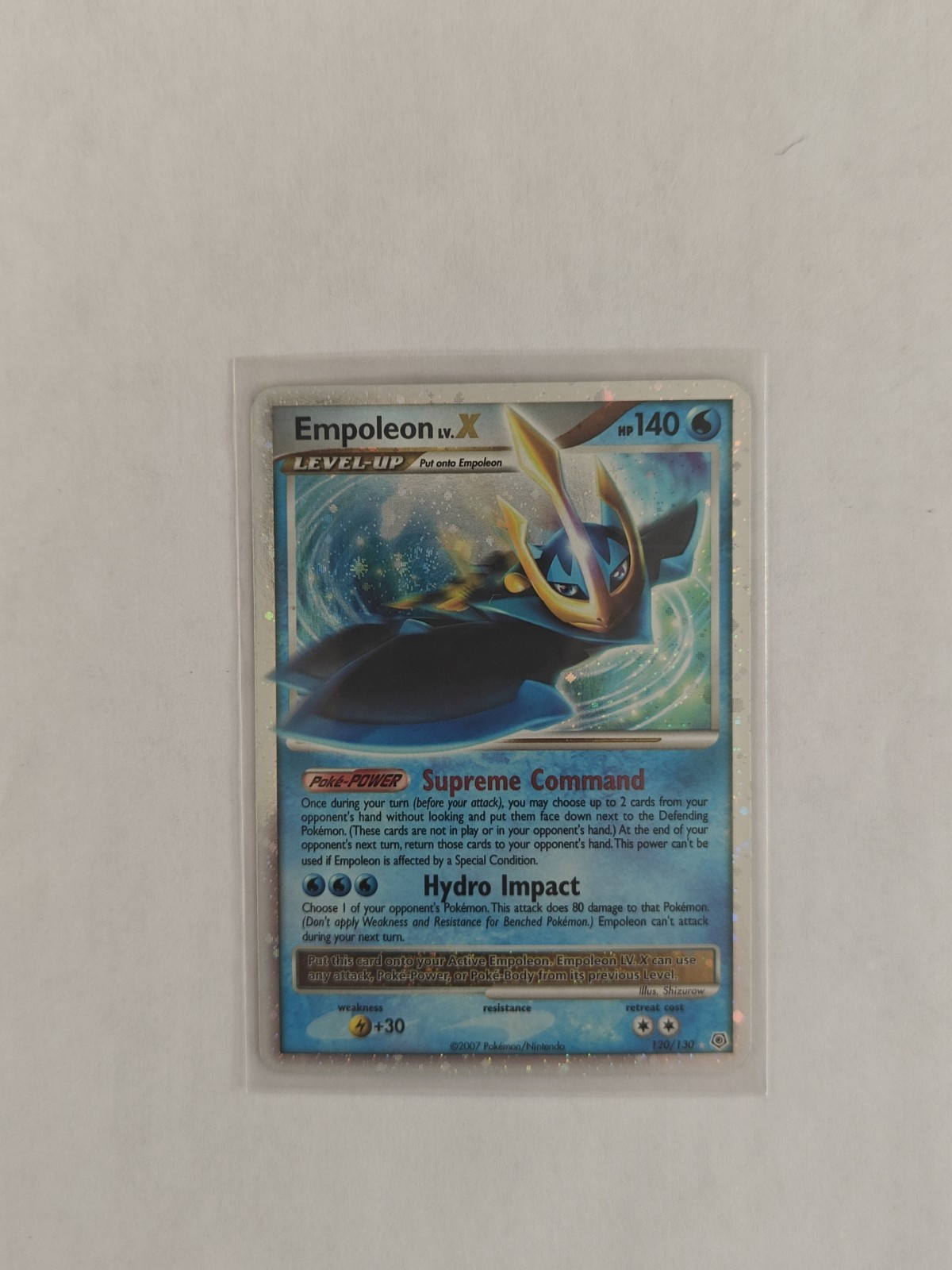 Empoleon Lv. X 120/130, Diamond Pearl, Ultra Rare, Pokemon TCG LP