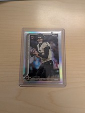 Topps Chrome Tyler Shough Rookie New Orleans Saints NFL Football Card Silver 