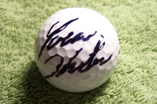 YUTA IKEDA PGA GOLF SIGNED GOLF BALL W/COA  - 第 1/1 張圖片