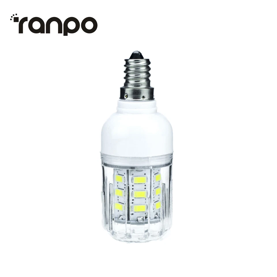 12V 24V 110V 220V LED Corn Light Bulbs 7W E27 E12 E26 E14 G9 5730 SMD 27LED Lamp - Image 3 of 4