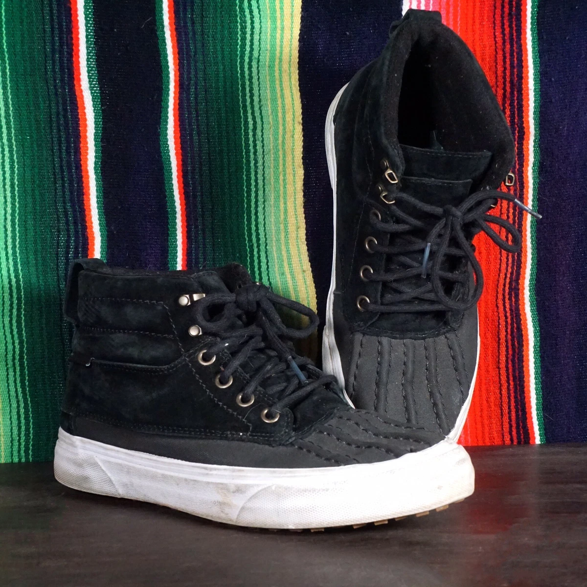 Womens Boots 8 Black | 6.5 Sk8-Hi Men\'s MTE Vans Del Size Scotchguard Sneaker eBay Pato