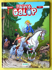BD TRIPLE GALOP tome 2 EO 2007  du Peloux TTBETAT NEUF AD2GC17