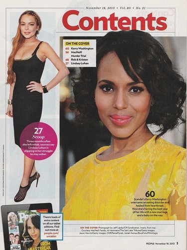 People Nov 18, 2013 KERRY WASHINGTON-LINDSAY LOHAN-ROB LOWE-BRETT DALTON-JOPLIN - Picture 2 of 3