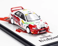 GB Fine 1:64 White #22 GC8 WRC Rally Sports Diecast Model Collect Car