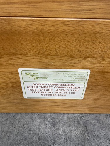 ASTM D7137 Boeing Compression After Impact Compression Testing Fixture - Bild 4 von 4