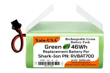3200mAh RVBAT700 Battery Replacement for Shark ION RV700, RV720, RV750, RV755