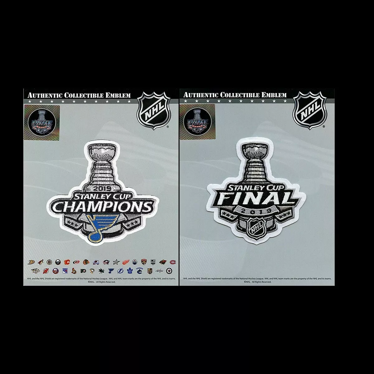  National Emblem 2019 Official NHL Stanley Cup Final