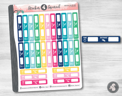 Running Jogging Planner Stickers Emily Ley fitness tracker tracking walking