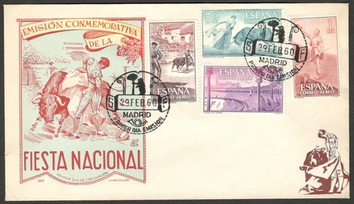 (AOP) Spain 1960 National Festival FDC
