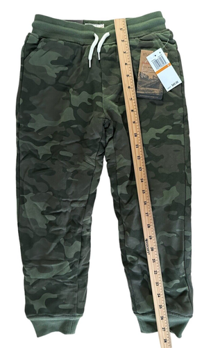 Weatherproof Vintage Big Boy's Fleece Lined Joggers w/ Pockets Size S Green Camo - Picture 9 of 10