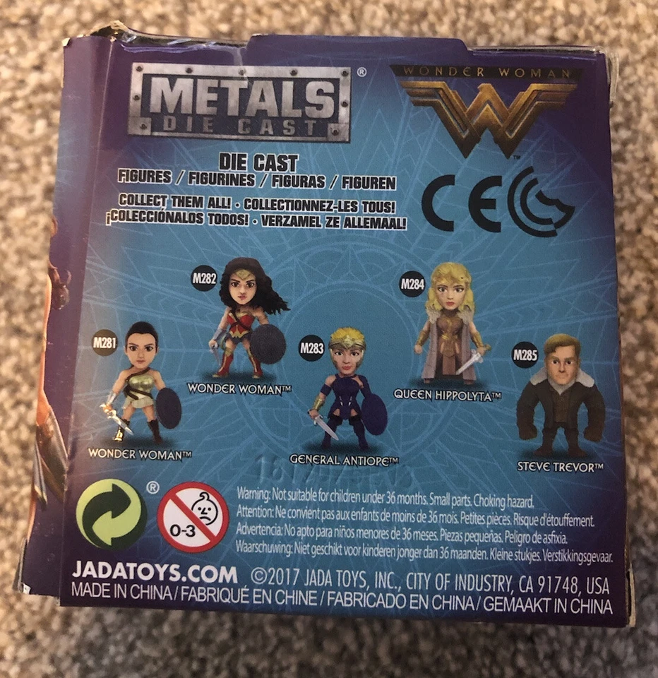 Новая литая металлическая фигурка Jada Toys DC Queen Hippolyta Wonder Woman 2,5 дюйма FP20 - Изображение 3 из 4