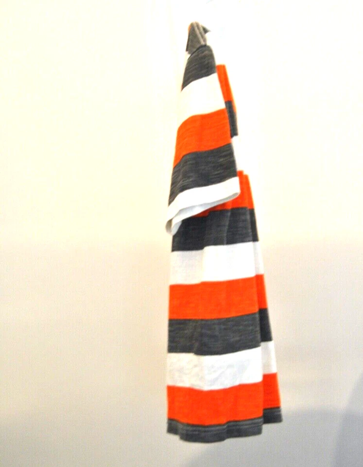 Camisa Niños Desteñida Gloria Grande 10-12 Naranja/Gris/Blanco en Color Foto 2 de 4