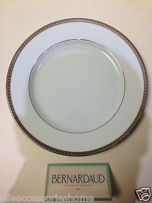 Dinner Plate Porcelain Phoebe Athena Platinum Bernardaud