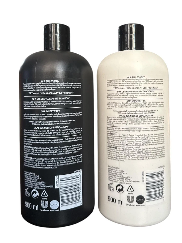 TRESemmé Replenish & Cleanse Shampoo & Conditioner Set, 900 ML /30.43 FL OZ Each - Image 2 of 4
