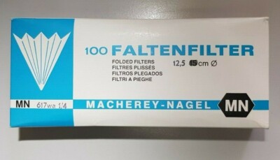 Macherey-Nagel Falten Filterpapier MN 617 WA 1/4  Ø125mm 100Stk