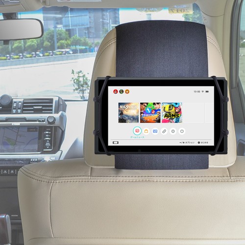 Car Headrest Mount Car Holder for Nintendo Switch and Kindle Tablets 7-10 Inch - Picture 4 of 7