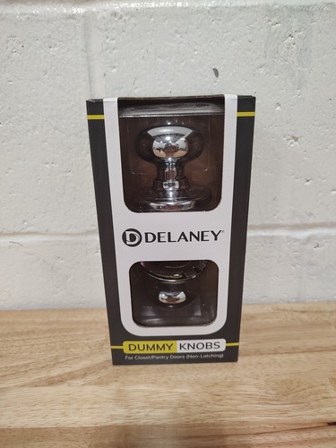 Delaney Dummy Knob For Closet/Pantry Polished Chrome