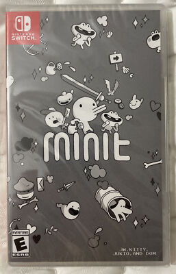 Minit [Alt Cover] Nintendo Switch Special Reserve Games #/3350 Brand New Sealed
