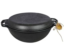 15 L Cast Iron Kazan Cauldron Pilaf Lagman Kazan Казан Чугунный