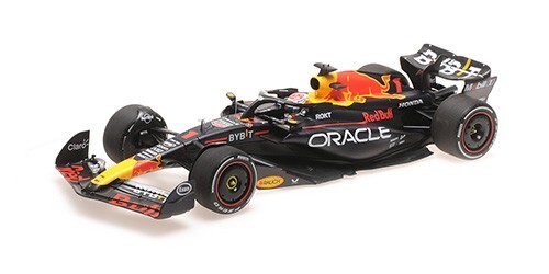 Miniature Red Bull RB19 Verstappen GP Espagne 2023 échelle 1/18 Minichamps