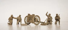 Plastic Platoon Red Army Regimental Gun With Crew Winter Scale 1/32 Release 2024