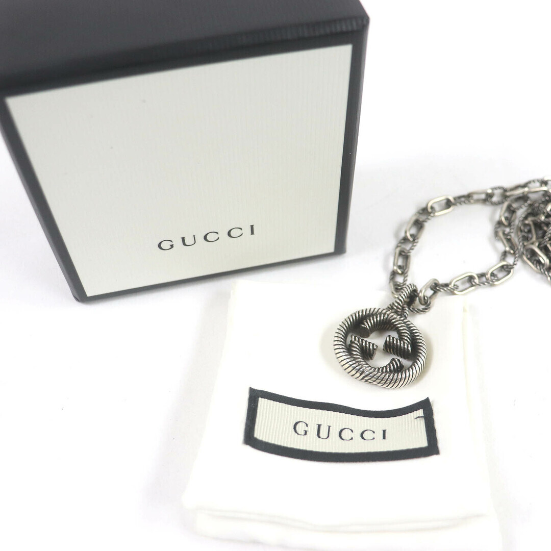 Gucci 604155 Ag925 Interlocking G Logo Pendant Accessory Gucci 604155 Ag925 Interlocking G Logo Pendant Accessory