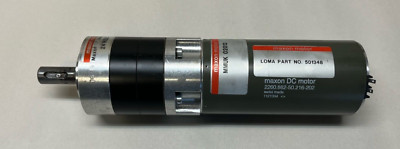 Maxon 2260.882-50.216-202 DC Motor 501348 MMUK 02013 241633 Gearbox (DE)