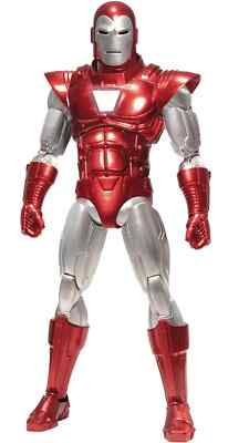 One : 12 Collective Marvel Eisen Man Silver Centurion action figure Deluxe Mezco
