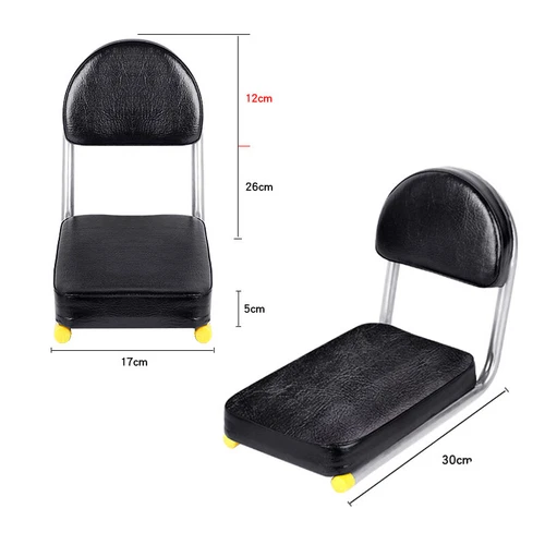 Cojín de esponja extendido para pasajero asiento trasero acolchado bicicleta eléctrica 1 pieza - Imagen 2 de 9
