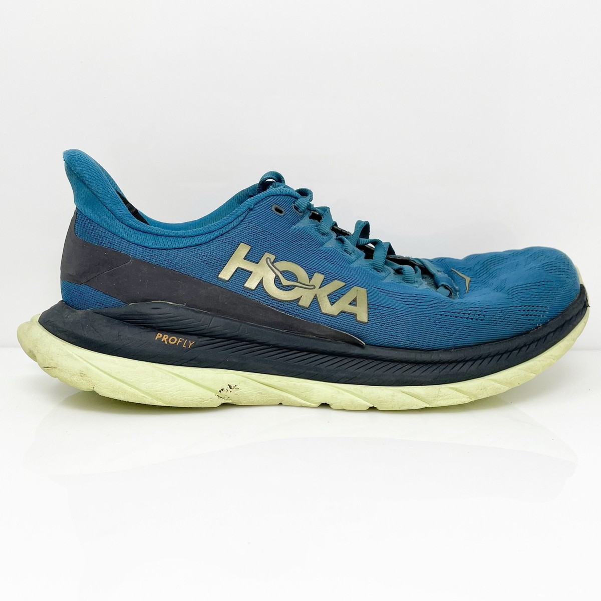 Hoka One One Mens Mach 4 1113528 BCBLC Blue Running Shoes