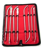 GERMAN STAINLESS VAN BUREN DILATOR URETHRAL SOUNDS 8 PIECES SET OB/Gyn Surgical