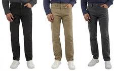 JACHS New York Men's 5 Pocket Stretch Straight Fit Pant