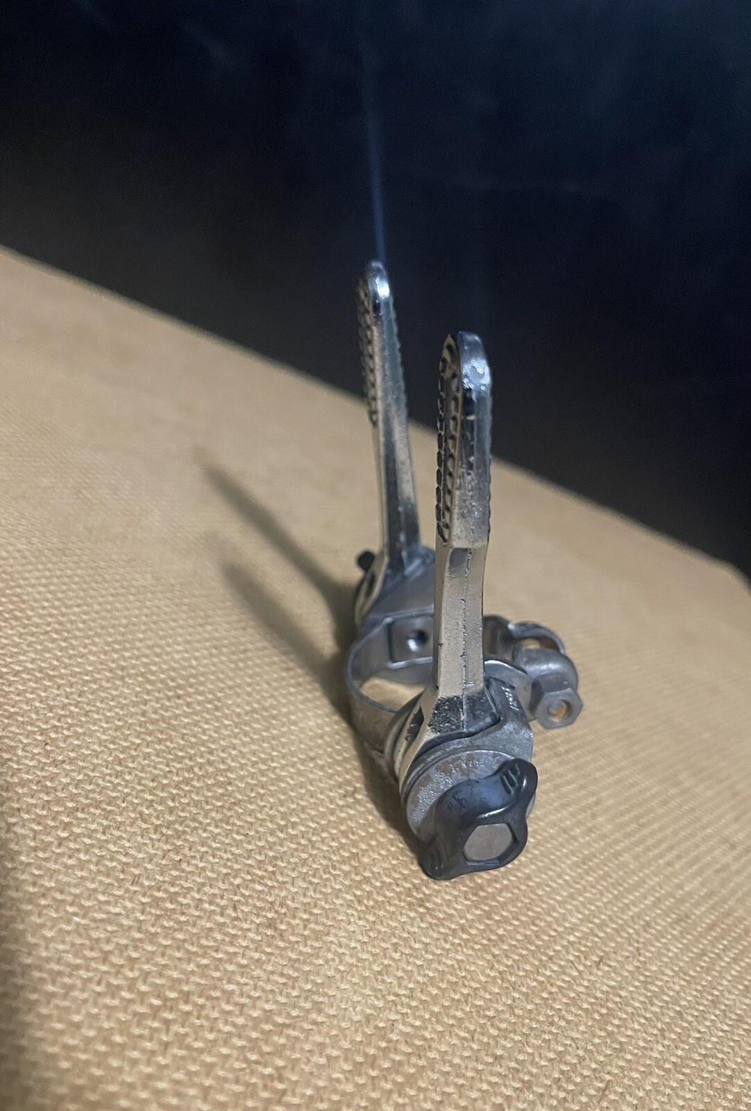 Vintage Huret Luxe AS Double Downtube Friction Shifters Clamp On 28.6mm