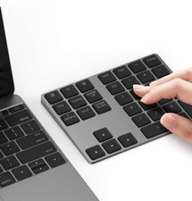 Bluetooth Number Pad, Lekvey Aluminum Rechargeable Wireless Numeric Keypad Slim