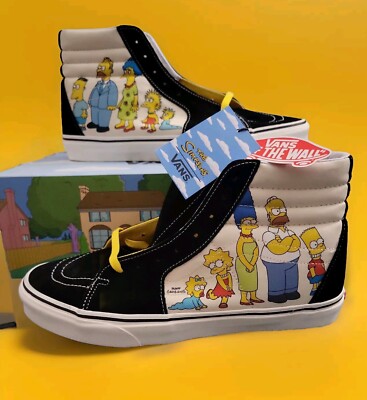 Size 12 - VANS The Simpsons x Sk8- High Simpsons Family 1987-2020