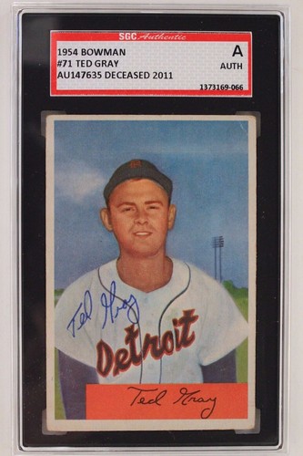 1954 Ted Gray #71