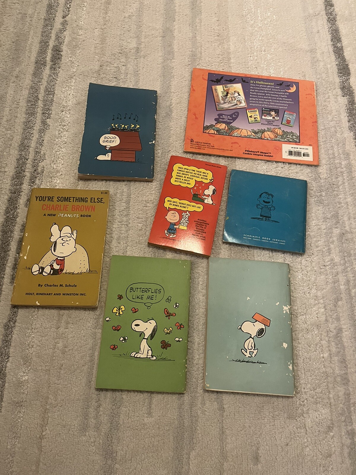 Snoopy Peanuts Paperback Books Vintage eBay