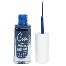 Lechat CM Striping Nail Art Lacquer .33 Oz - CM35 Navy Blue