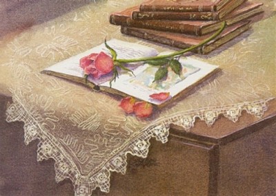2 Great PAIR  FLORAL & LACE  Prints by Sharon Sharpe!!!