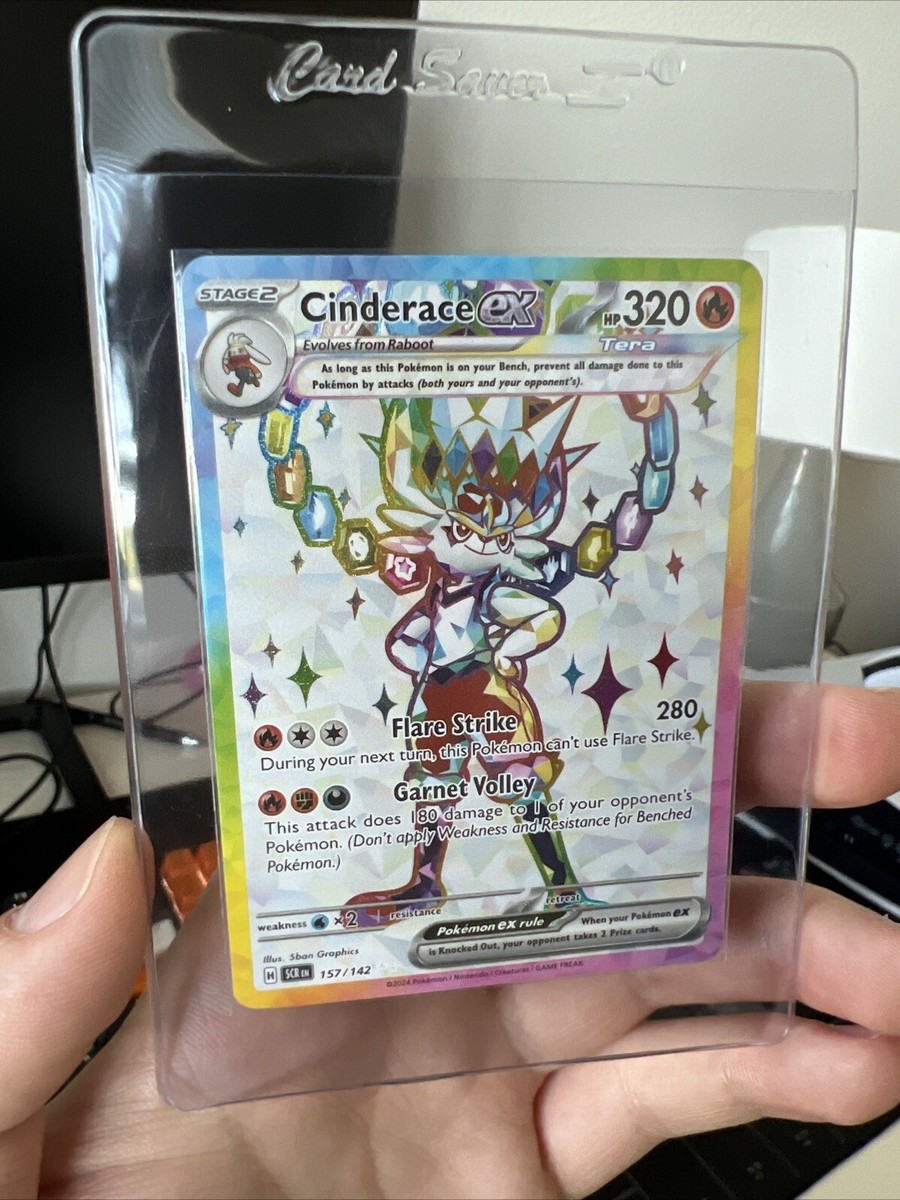 Cinderace ex - 157/142 Stellar Crown Full Art Pokemon - NM/MINT | eBay