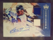2019 Diamond Kings NICE CARD Vladimir Guerrero Jr Rookie Auto Dual Jersey Patch 