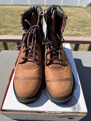 NIB Red Wing Boots 998 Brown Soft Toe Vintage Made In USA Men's