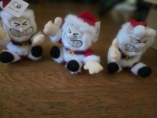 3 Funny Santas New In Box By Humpr Ted Approx...