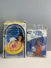 Vintage INTEX My Baby Float The Wet Set and Florida Pool Swim Esay Lot of Two