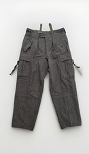 Vintage Military Cargo Pants Heavy Wool Army Pants Army Green Size 33x28 1960s