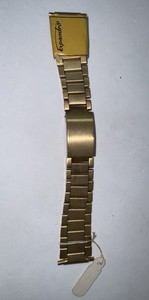 Authentic Vintage Expandro Gold Plated Expandable Watch Strap/ Band /Bracelet 20 mm.