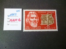 6731  TP FRANCE NEUF ** N° 1552  ANNEE 1968  COTE 0,40 €