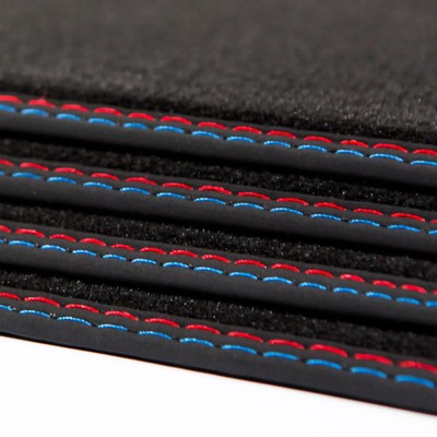 Car Floor Mats for BMW 2 Series G42 G87 Coupe M Stitching Velour 2021-2026 Matwise