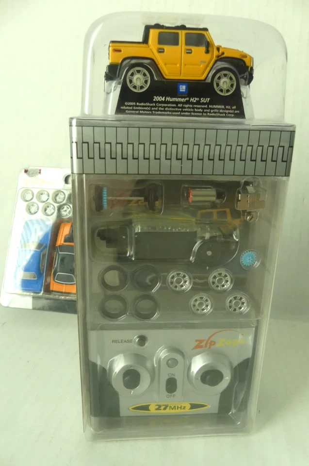 Radio Shack ZipZaps Micro RC 2004 Hummer + Fast Furious Body Kit NEW Sealed Lot - Image 2 of 4