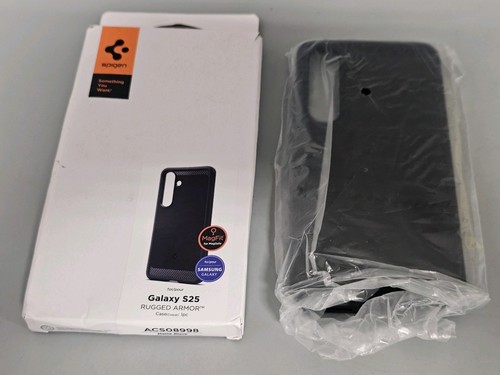Spigen Galaxy S25 Case | Rugged Armor | Matte Black | ACS08998 SHIPSFREE - Zdjęcie 2 z 6